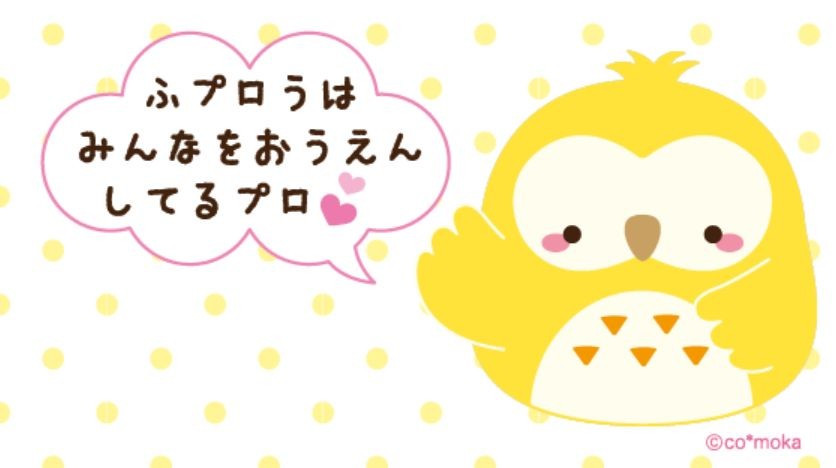 ふプロうはみんなを応援しているプロ！