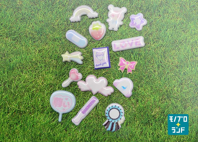 ツヤタイプ：ダイカットマシュマロシール 【シート状・選べる５種類の金型】90mm×135mm