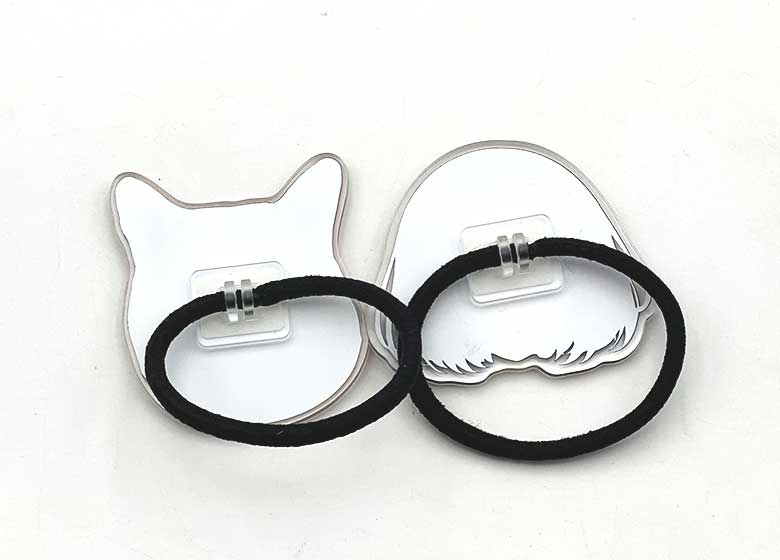 アクリルヘアゴム 使用シーン