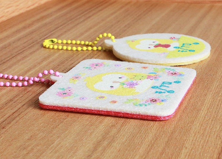 2?厚のフェルトを2枚貼り合わせて、型抜きを行えるのは当店だけ!