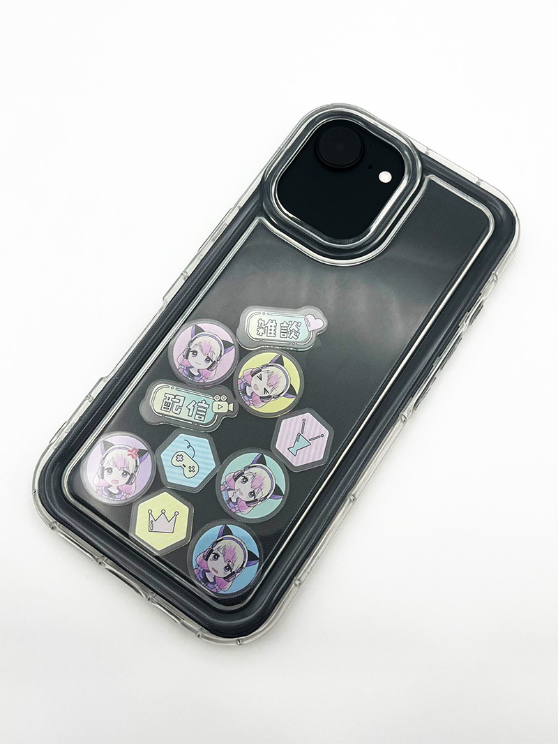 シャカシャカアクリルiPhoneケースのメイン画像