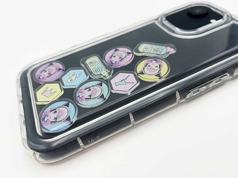 シャカシャカアクリルiPhoneケースのメイン画像